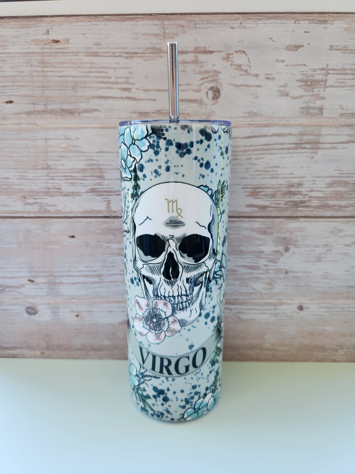 Zodiac Skull Tumblers