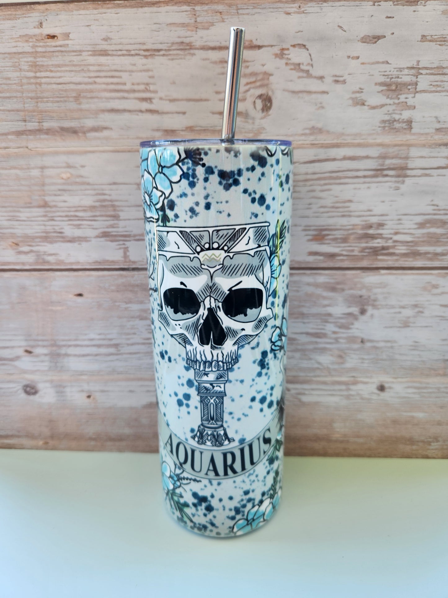 Zodiac Skull Tumblers