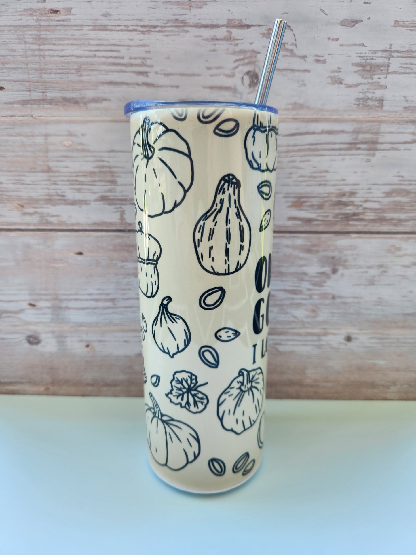 Oh My Gourd, I Love Fall Tumblers