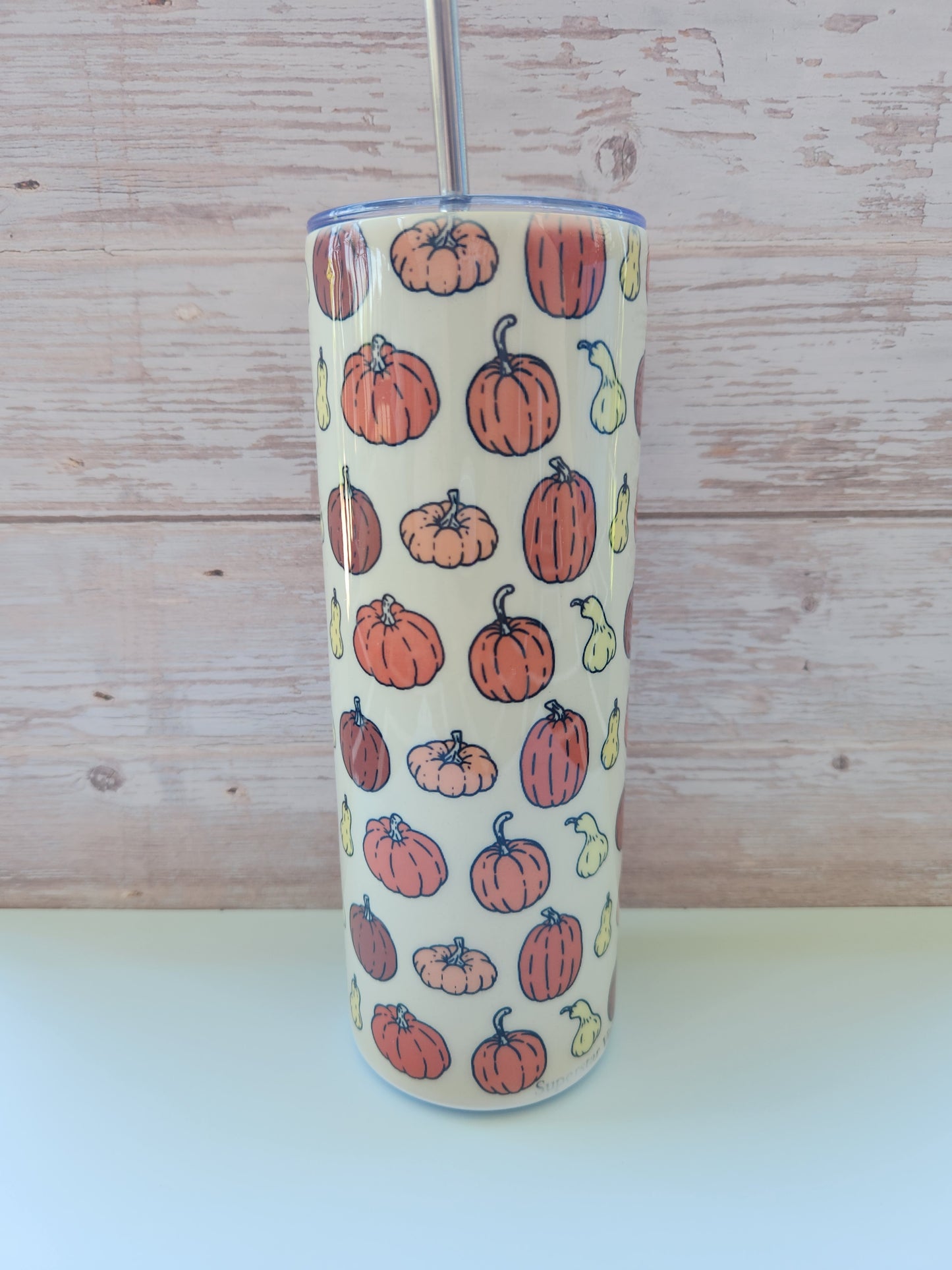 Pumpkin Pattern Tumbler