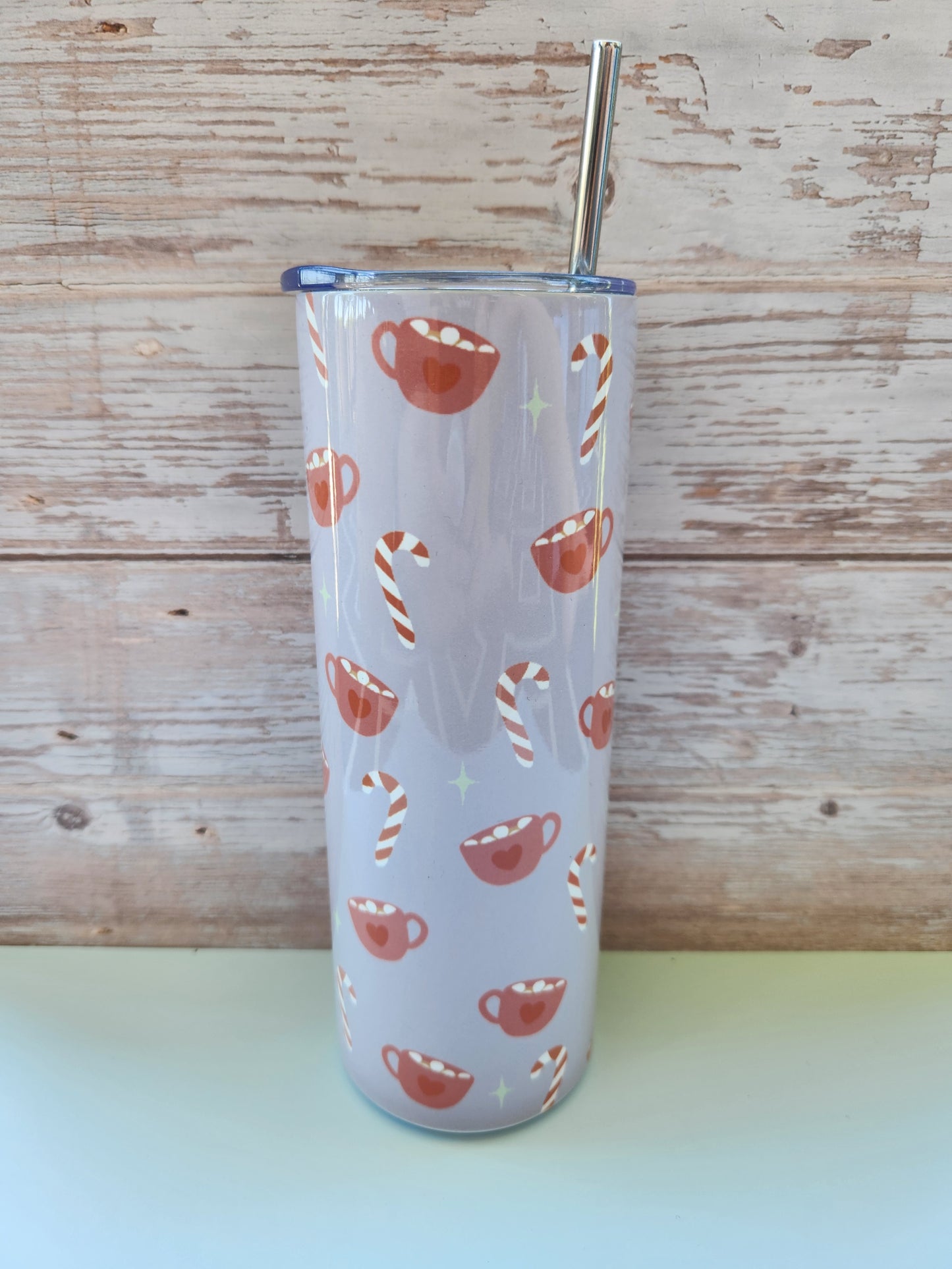 Hot Cocoa Pattern Tumbler