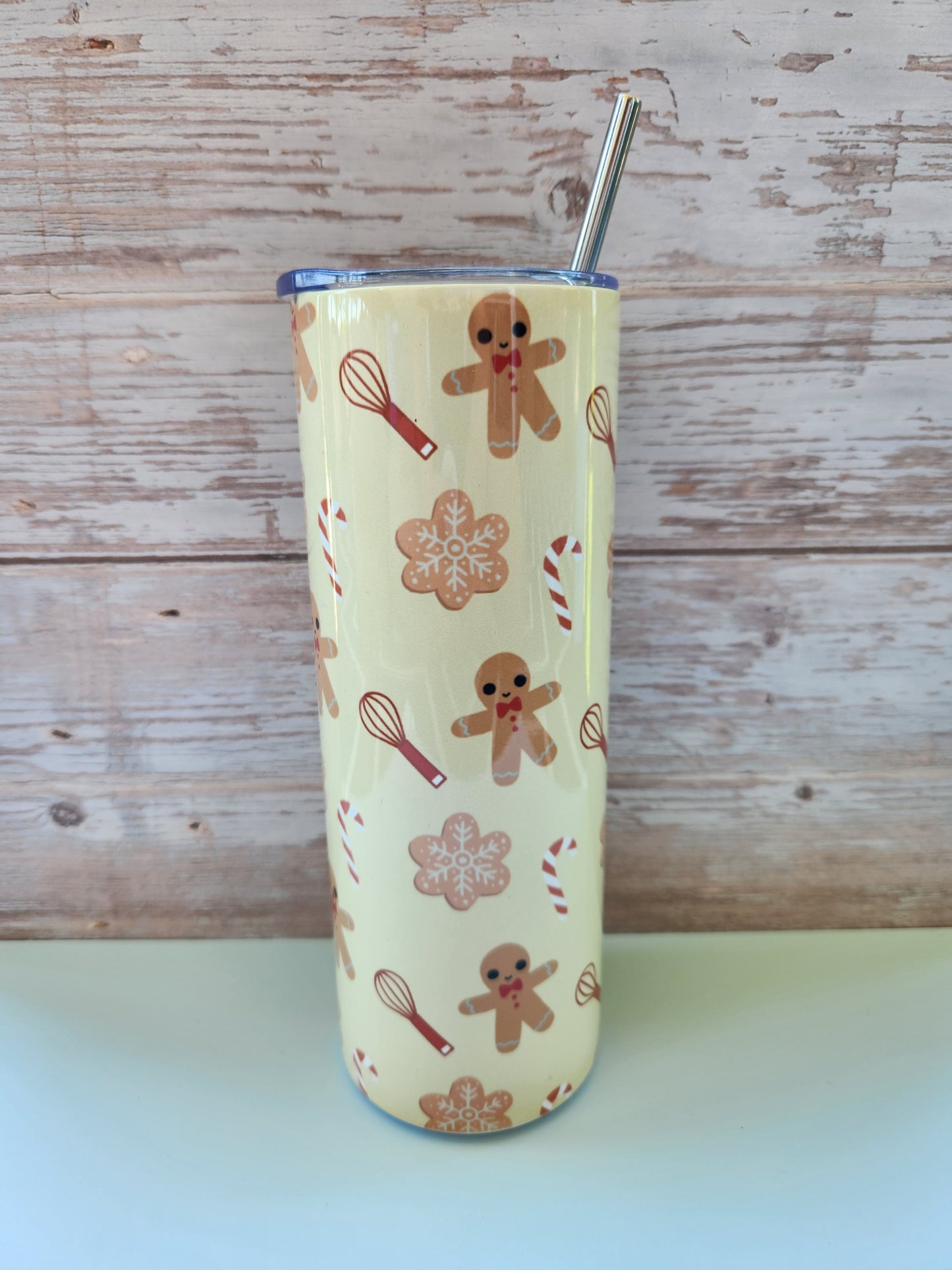 Gingerbread Pattern Tumbler