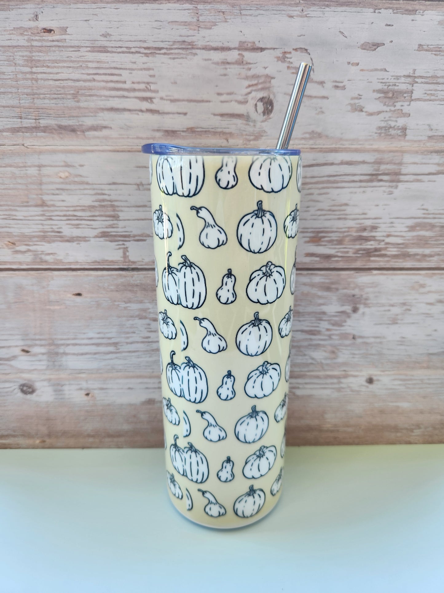 Pumpkin Pattern Tumbler