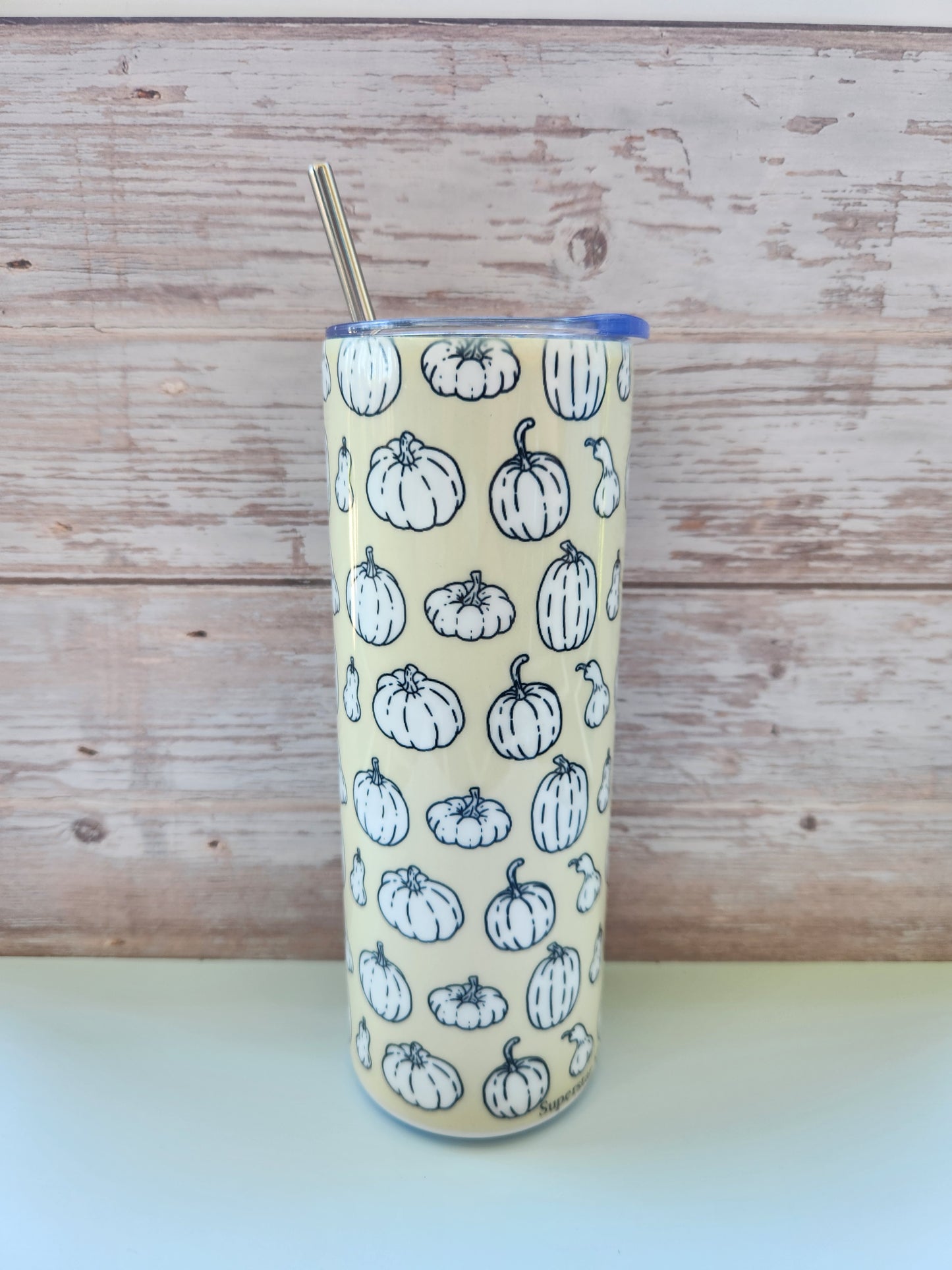 Pumpkin Pattern Tumbler