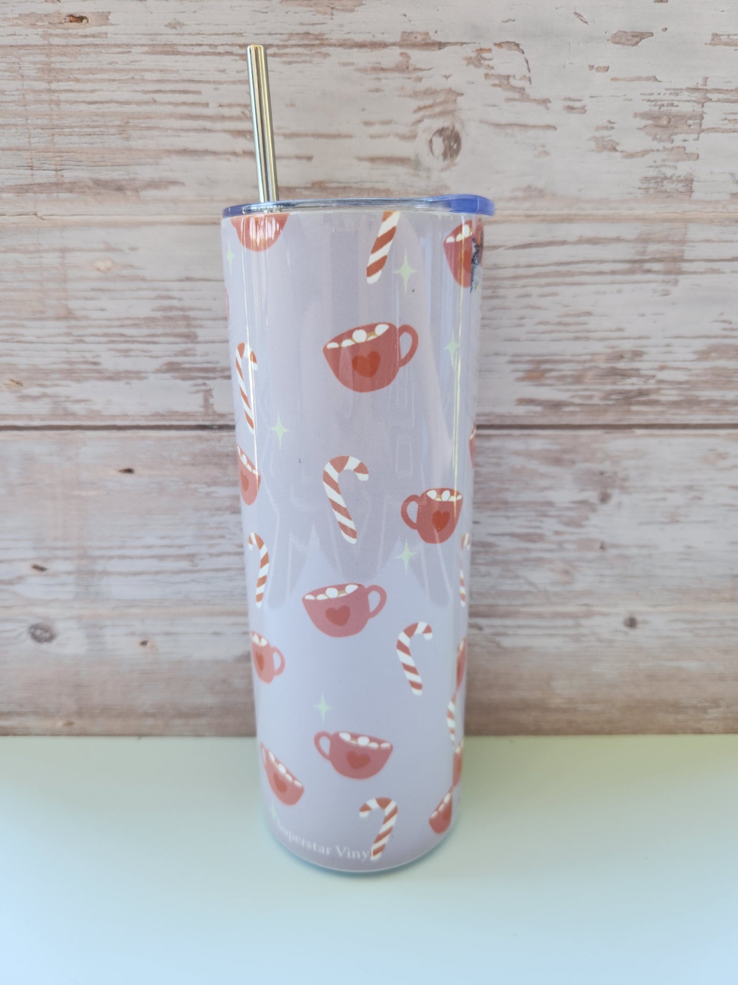 Hot Cocoa Pattern Tumbler