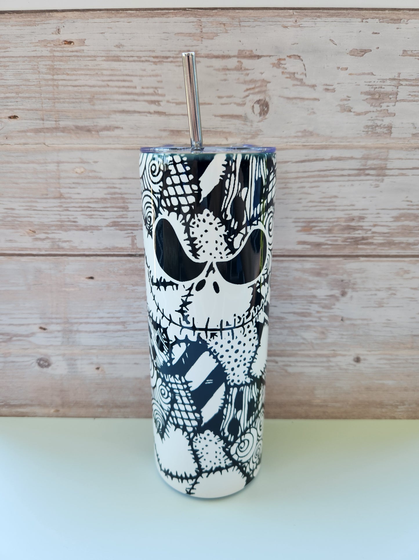 Jack and Sally Nightmare Before Christmas Tumbler