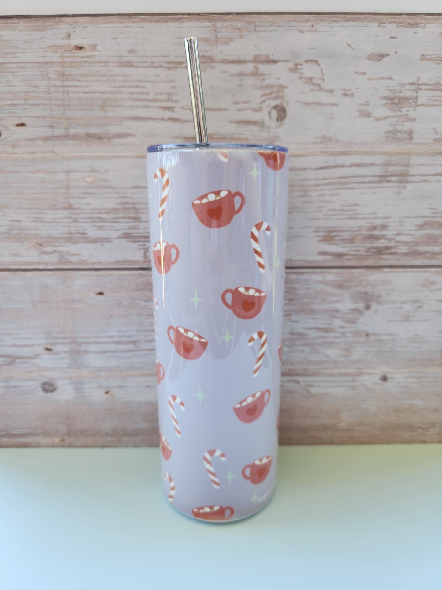 Hot Cocoa Pattern Tumbler